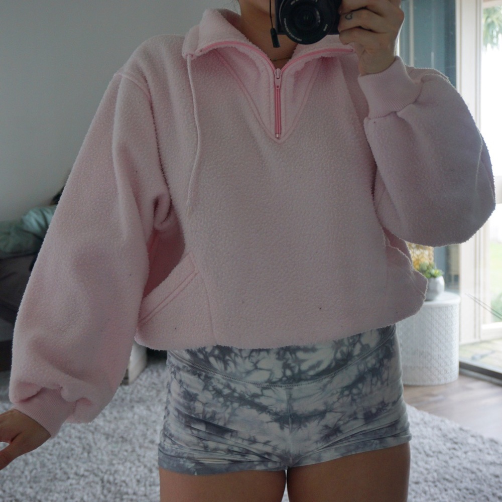 Light pink cozy pullover